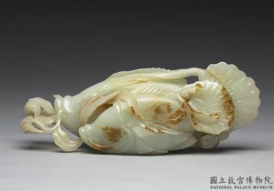 图片[2]-Jade paired fish, Qing dynasty (1644-1911)-China Archive